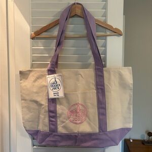 Trader Joe’s large lavender tote bag